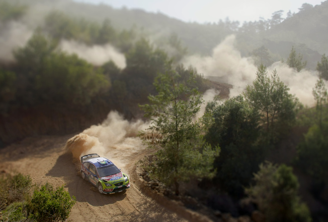 , wrc, Ford, focus, , rally, , tilt-shift, 