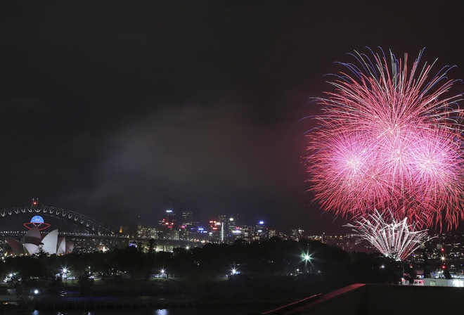 Australia, 2014, Sydney, New Year, fireworks