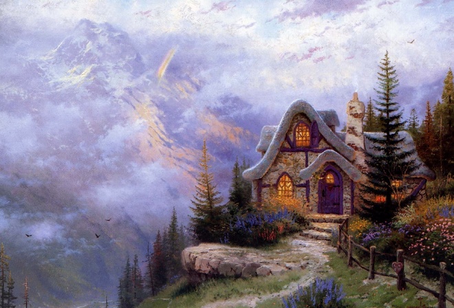 Thomas Kinkade, Sweetheart Cottage III, , , , , , ,  , 