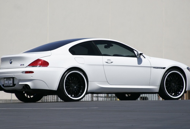 BMW, M6, E63, white, 