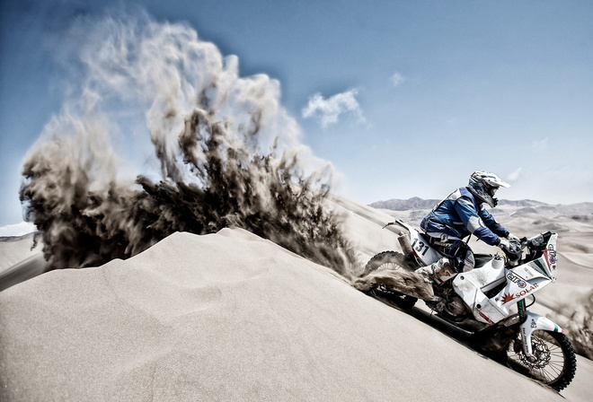 Ралли Дакар, спорт шик, мотоцикл, гонки, соревнования, гонщик, красота, песок
