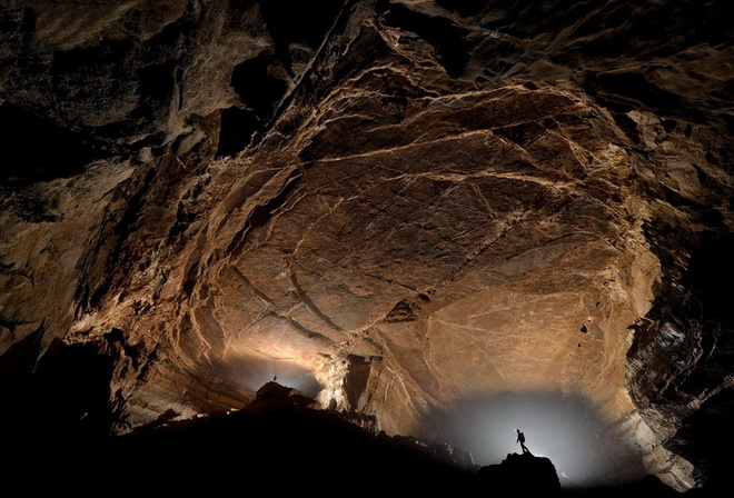 Китай, система пещер Саньвандун, чудеса природы, красота, пещера