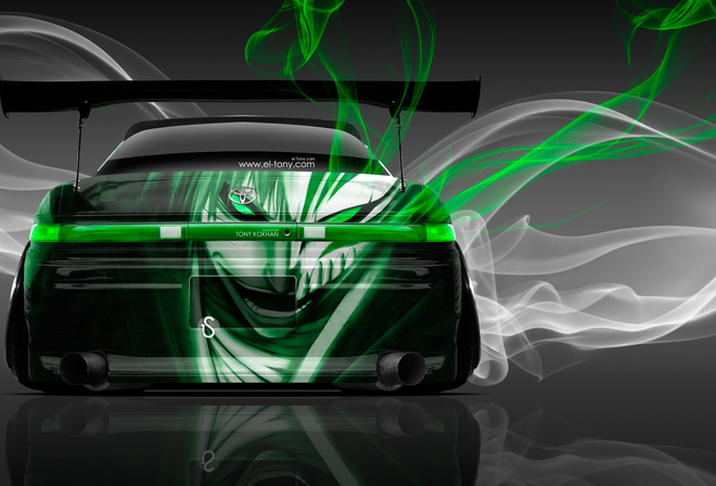 Tony Kokhan, Toyota, Mark2, JZX90, JDM, Anime, Aerography, Bleach, Smoke, Drift, Style, el Tony Cars, Back, Car, Photoshop, Tuning, HD Wallpapers,  , , , , 2, 90 , , , , , , , , 