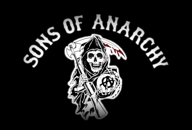 Sons of anarchy, сериал, дети анархии, сыны анархии, логотип, косуха