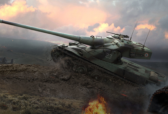 World of Tanks, Wargaming Net, WoT,  , WG, AMX 50 B