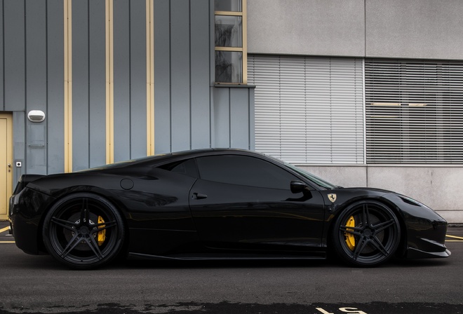 ferrari, 458 italia, black, wheels, , , , , , , , 