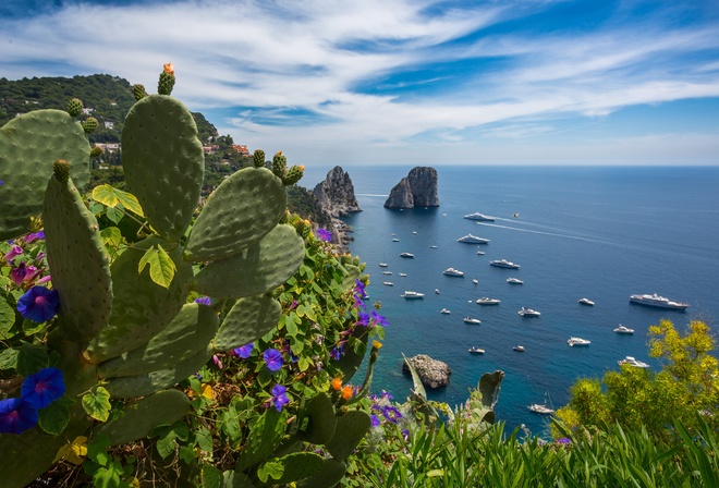 Gardens of Augustus, Capri, Tyrrhenian Sea, Italy, Gardens of Augustus, Capri