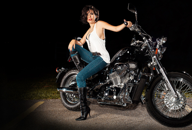 Harley Davidson, Biker Babe, , 