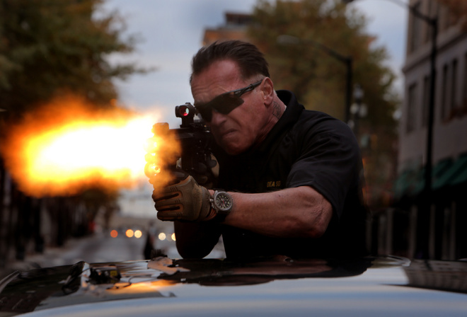 , Sabotage,  , Arnold Schwarzenegger, John Breacher Wharton, 