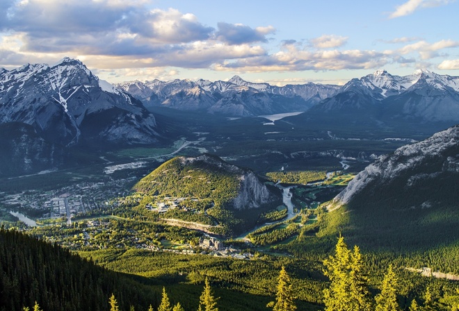 Landscapes, Alberta, Mountains, Nature