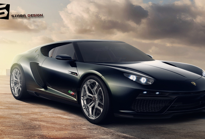 Lamborghini, Asterion, Black