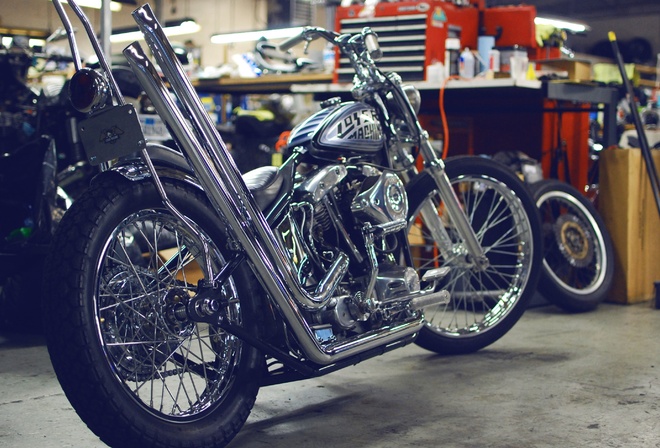 custom, chopper, looser, bike, 