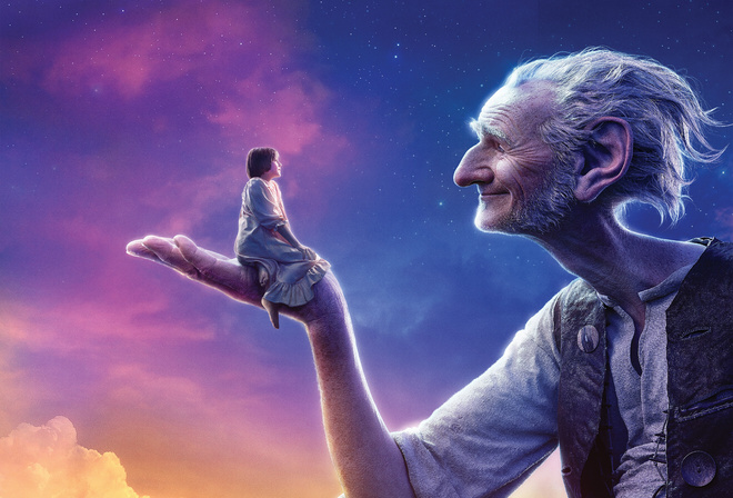 The, Beautiful, White, 2016, Amblin Entertainment, Old man, Hair, Young, Giant, Sunshine, Walt Disney Pictures, Sophie, DreamWorks, SKG, BFG, Mark Rylance, The Big Friendly Giant, Ruby Barnhill, The BFG, Stars, Entertainment One, Girl, Clouds, Sky, Wonder