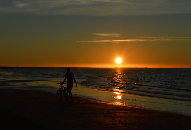 Sunset, Latvia, Dubulti, Baltic sea