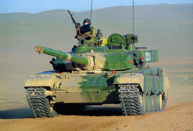 Китай, основной средний, боевой танк, ztz 99