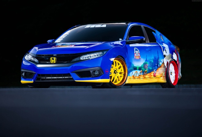 , , , , , Honda, Civic, sedan, blue, sonic