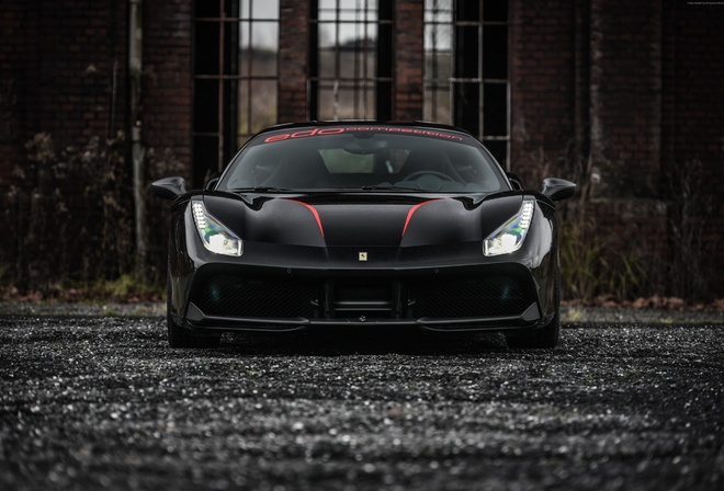 , , 488, , , Edo, Competition, Ferrari, 488, GTB, black, supercar