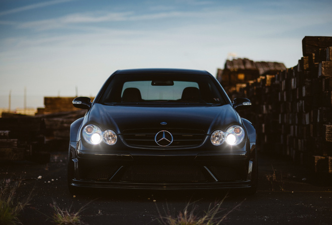 tuning, mercedes, clk, 63, amg, headlights