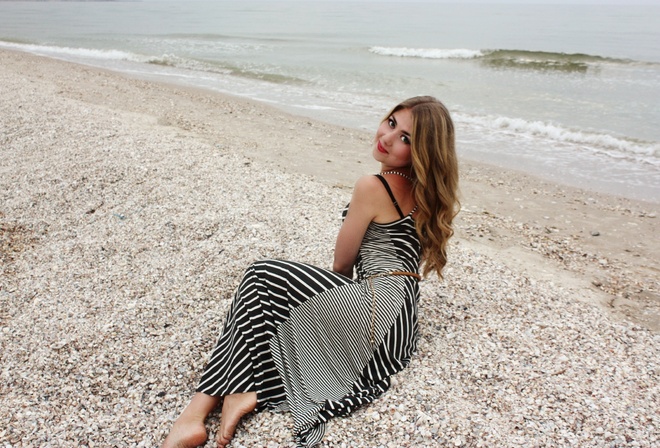 beautiful, sumer, blond, , girl, , sea, , 