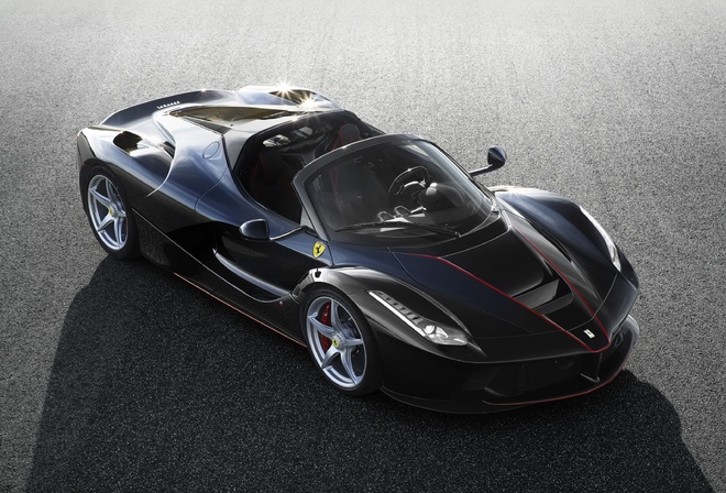 , LaFerrari, Aperta, sypercar, black