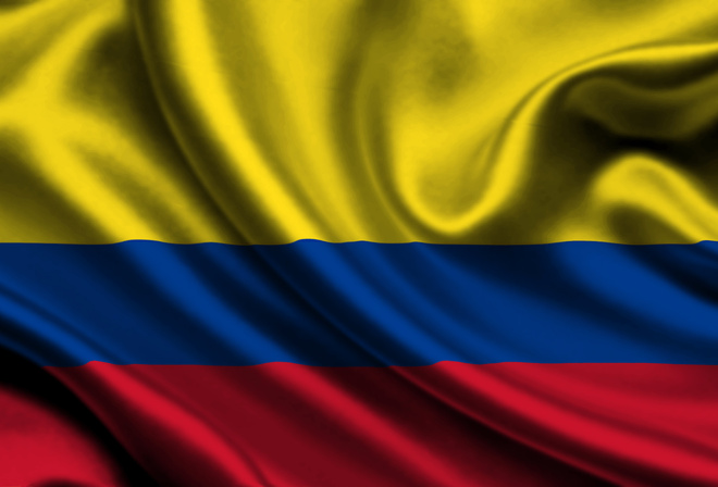 , , 3d, Colombia, flag