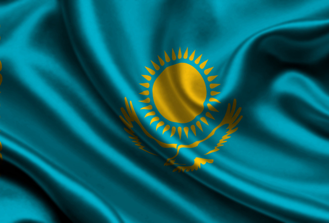 , , 3d, Kazakhstan, flag
