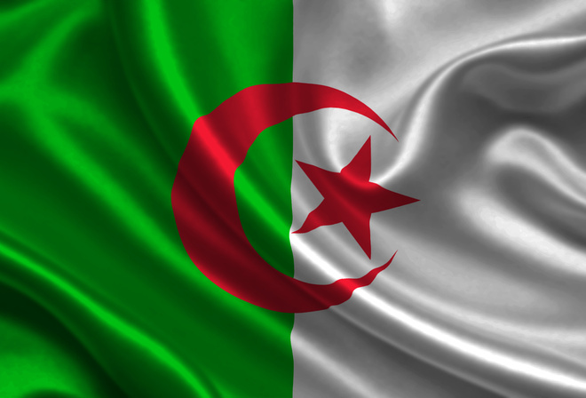 , , 3d, Algeria, flag