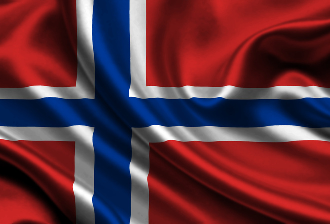 Норвегия, флаг, 3d, Norway, flag