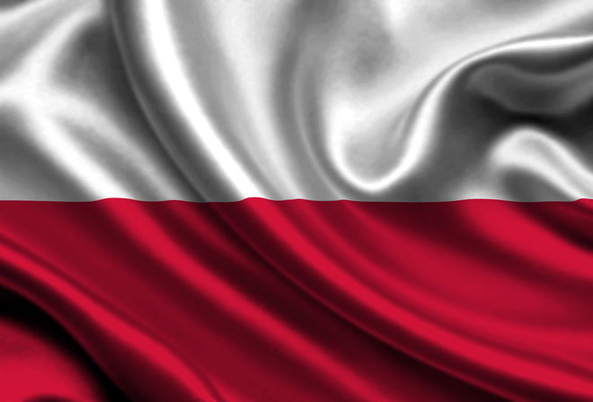 Польша, флаг, 3d, Poland, flag