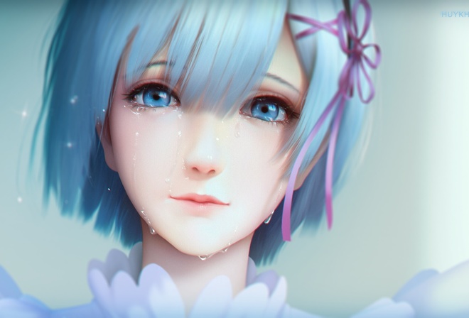 Re: zero, rem, anime