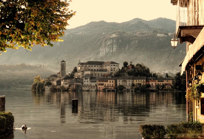 Lago D orta, , 