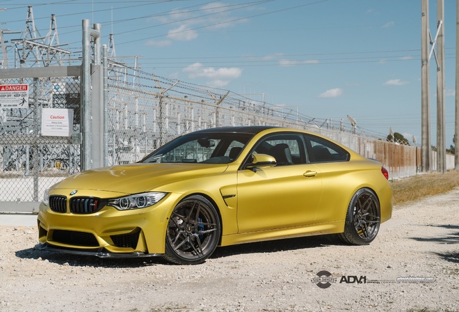 bmw, m4, adv, 1adv1, wheels, austin, yellow