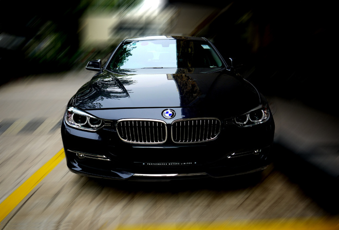 BMW, black,  