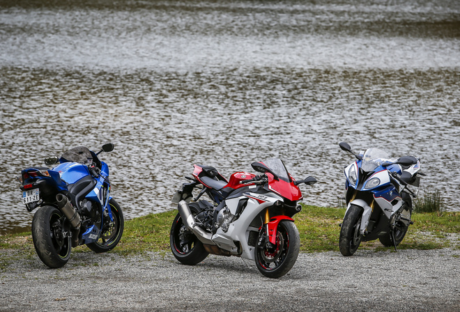 BMW S1000RR, Suzuki GSXR1000, Yamaha R1058, , 