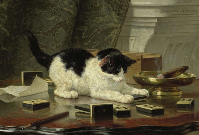 romanticism, Cats, Henriette Ronner-Knip, 