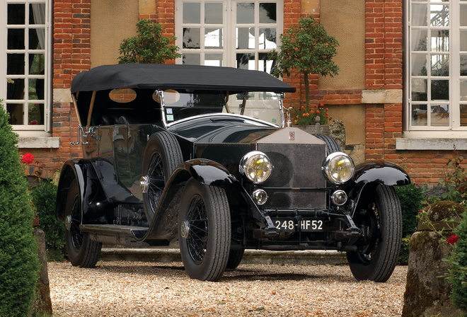 rolls-royce, silver, ghost, 1924