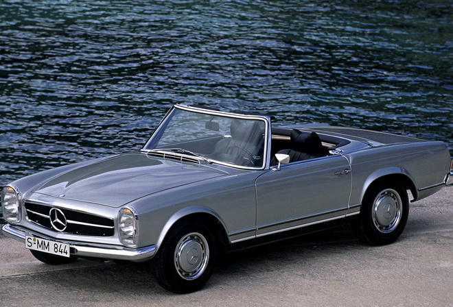 mercedes benc, 280sl, cabriolet, 1968