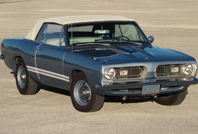 plymouth, barracuda, convertible, 1967