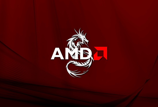 АМД, дракон, AMD, dragon, background, лого