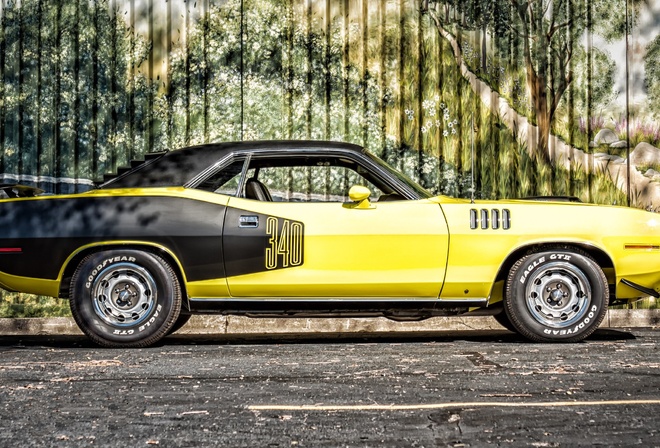 1971, plymouth, cuda, 340, 