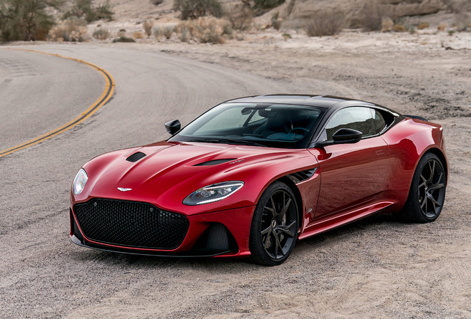 Aston Martin, DBS, Superleggera, red, supercar