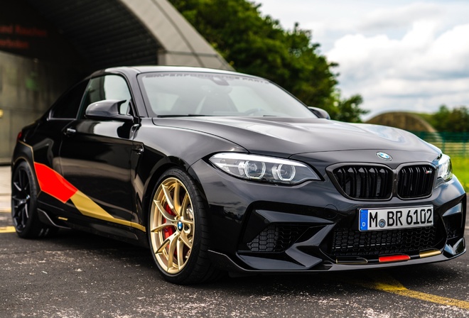 BMW, M2, M, Performance, Competition, black