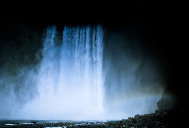 Iceland, водопад, природа
