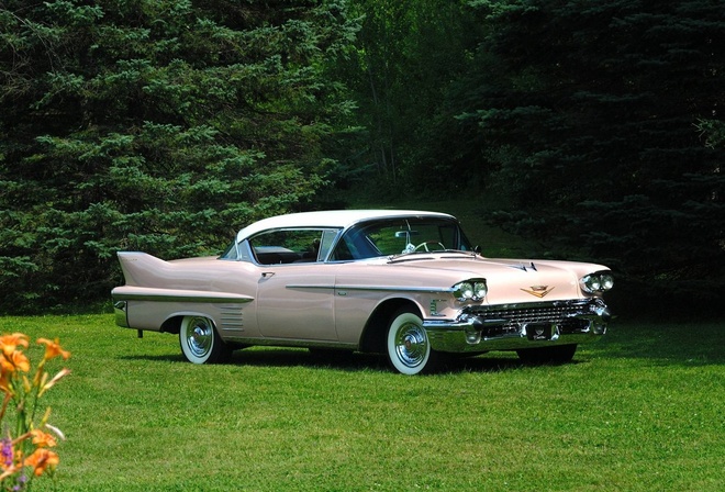 cadillac, 1958, retro