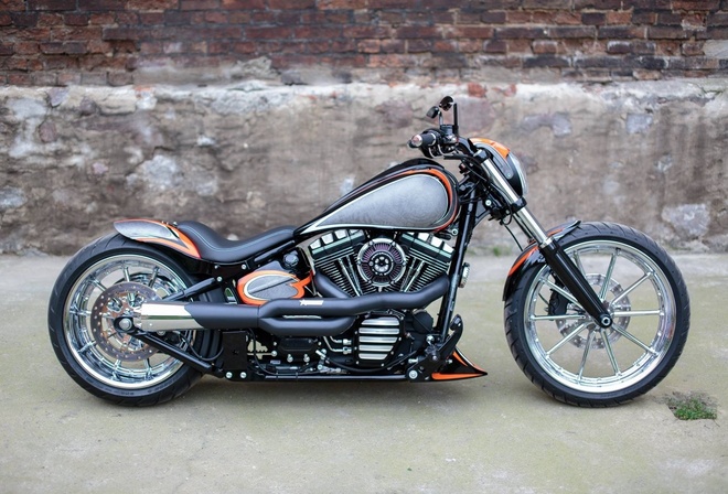 Harley Davidson, Breakout Softail, Custom, Harley-Davidson, Motorcycles, , 