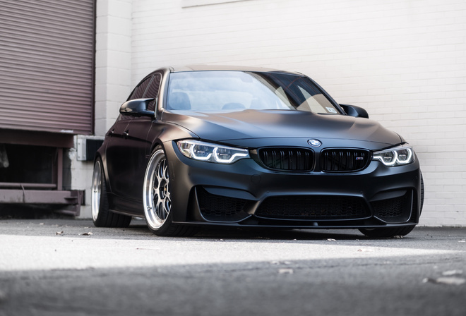 BMW, M3, tuning, black