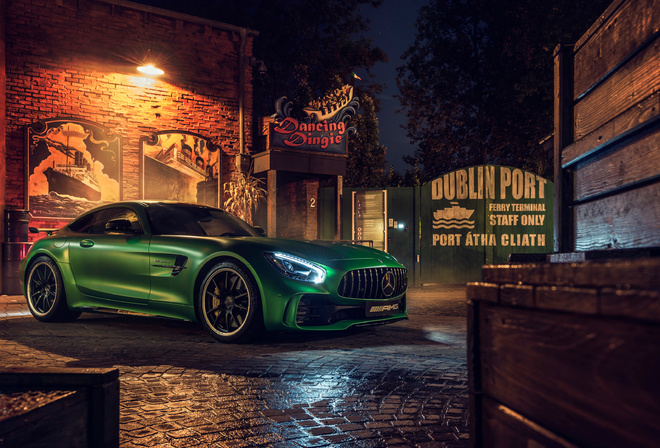 Green, Mercedes, AMG, GT R