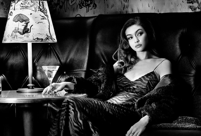 Gigi Hadid, Monochrome, 