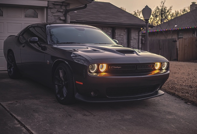 Black, Dodge, Challenger