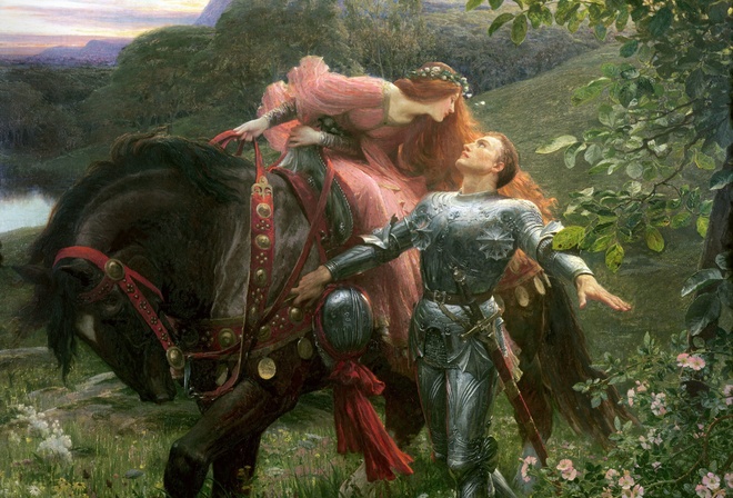 Frank Dicksee, La Belle Dame Sans Merci, , , 